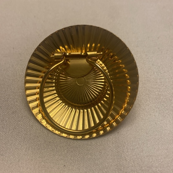 Vintage Gold tone Faux Pearl Scarf Clip - Picture 2 of 2